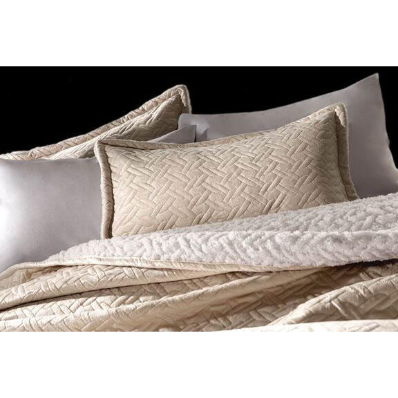 Μαξιλαροθηκες Oxford Ristretto oro 52x72 (Ζεύγος) guy Laroche Sand 100% Μικροΐνες