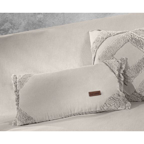 Διακοσμητική Μαξιλαροθήκη Hidi Natural 30x45 guy Laroche Natural 100% Cotton