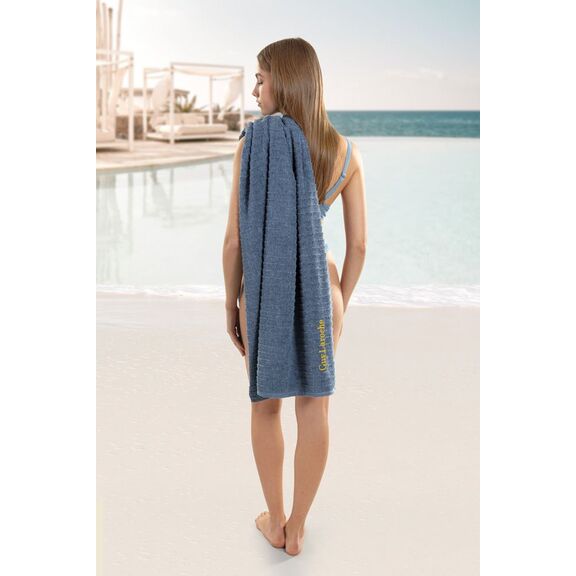 Πετσέτα Θαλάσσης Resort Denim 90x180 guy Laroche  70% Cotton - 30% Polyester