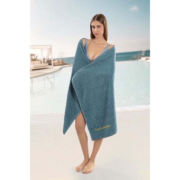 Πετσέτα Θαλάσσης Resort Petrol 90x180 guy Laroche  70% Cotton - 30% Polyester