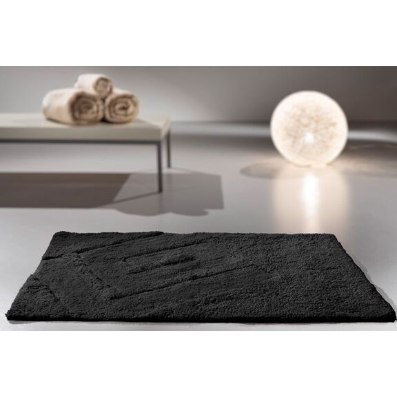 Πατάκι Μπάνιου Trivia Black 55x85 guy Laroche  100% Cotton