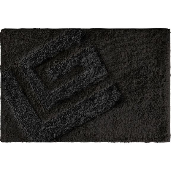 Πατάκι Μπάνιου Trivia Black 55x85 guy Laroche  100% Cotton