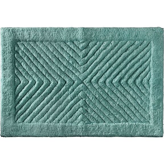 Πατάκι Μπάνιου Mozaik Petrol 55x85 guy Laroche  100% Cotton