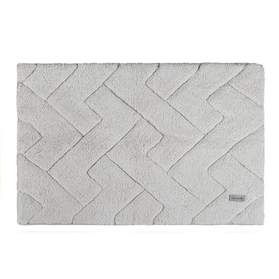 Πατάκι Μπάνιου Zita Silver 55x85 guy Laroche Silver 100% Cotton