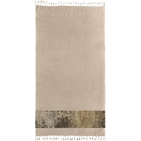 Πετσέτα Θαλάσσης Pestemal 6 Beige 90x170 guy Laroche  100% Βαμβακι