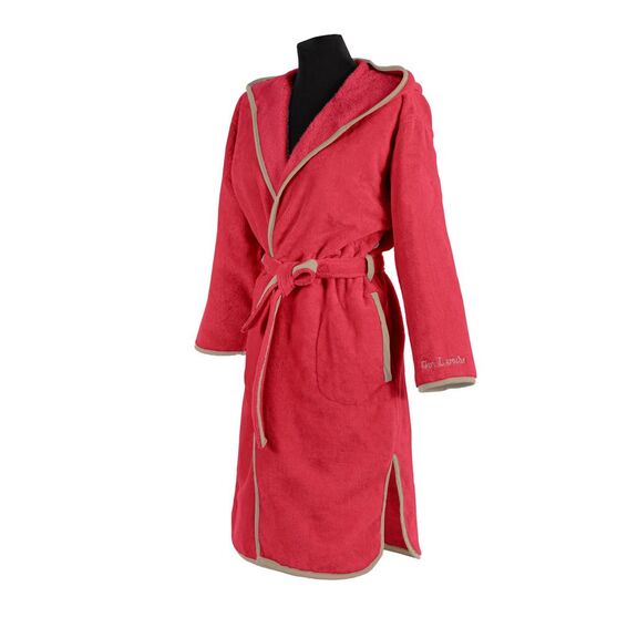 Μπουρνούζι new Comfy red με Κουκούλα Medium guy Laroche  60% Cotton - 40% Polyester