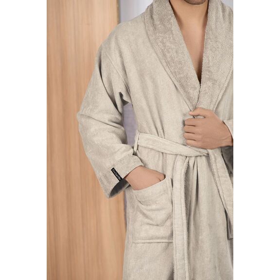 Μπουρνούζι Bonus Natural Large guy Laroche  100% Cotton
