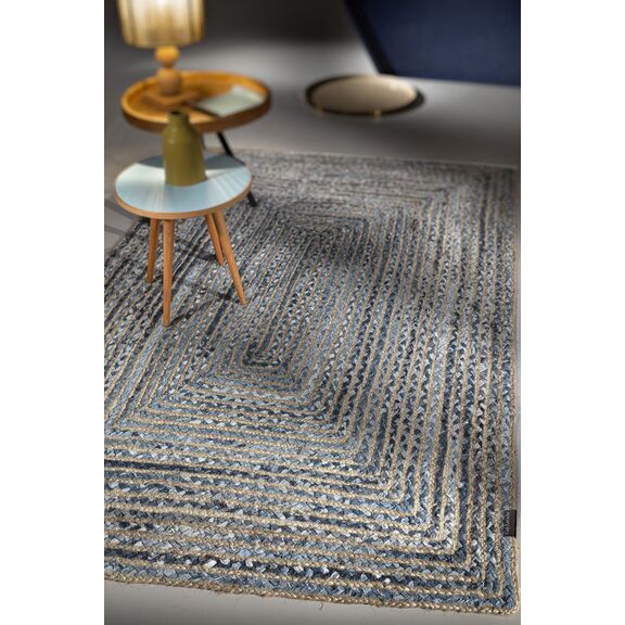 Χαλί Rugget Denim 70x160εκ. guy Laroche  50% Cotton, 50% Jute