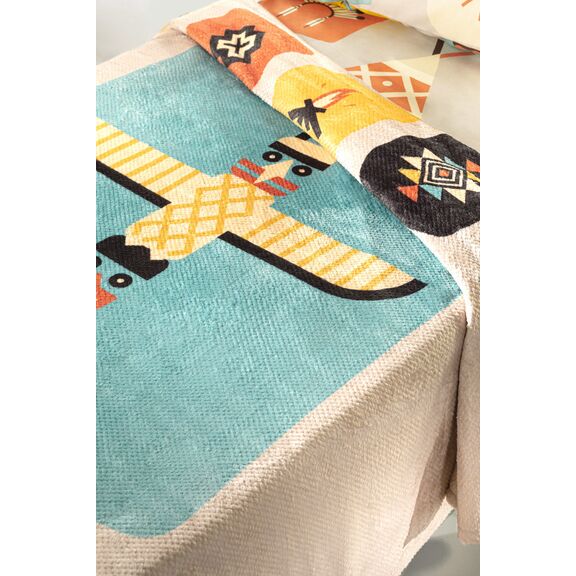 Κουβέρτα Ultrasoft Indian 160x220 Saint Clair  100% Polyester