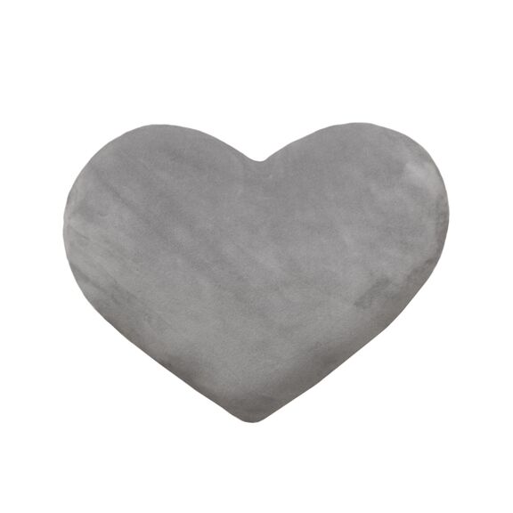 Μαξιλαράκι Διακοσμητικό Heart Silver 30x30 Saint Clair  100% Polyester