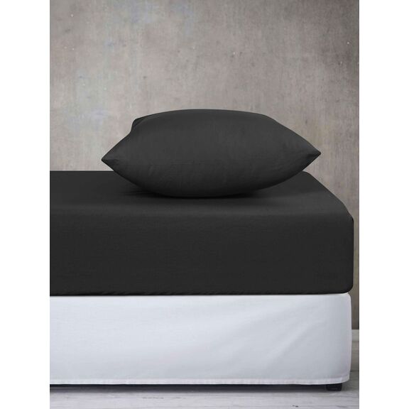 Σεντόνι Anthracite Monochrome Σεντόνιυπέρδιπλομελάστιxο:160x200+30