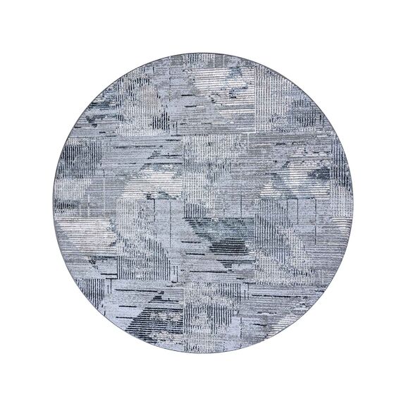 Χαλί Feathers Grey Στρόγγυλοxαλί165