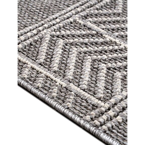 Χαλί Parallel Grey 165x230