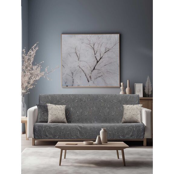 Διακοσμητικό Μαξιλάρι Petra Dark Grey Διακοσμητικήμαξιλαροθήκη:45x45
