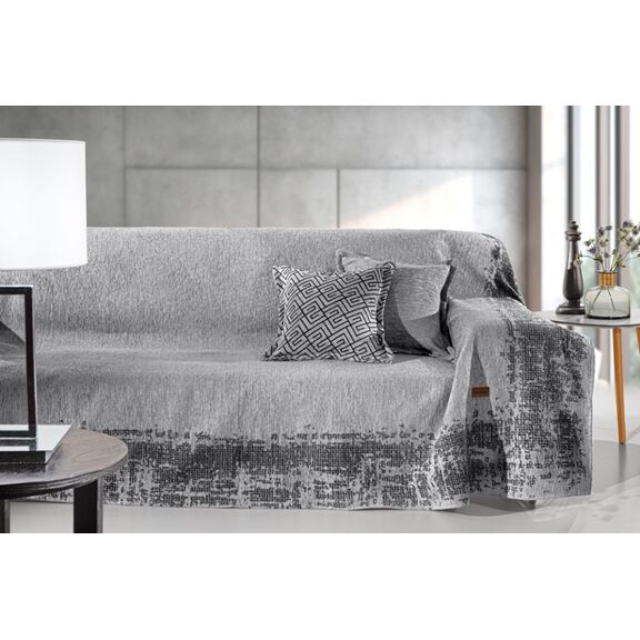 Ριχτάρι Καναπέ Perth Silver (Τετραθέσιος) 180x350 guy Laroche  37% Cotton-21%polyester-42% Acrylic