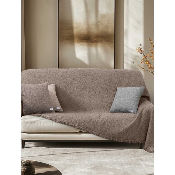 Ριχτάρι Akonik Brown Ριxτάριδιθέσιουκαναπέ:180x250