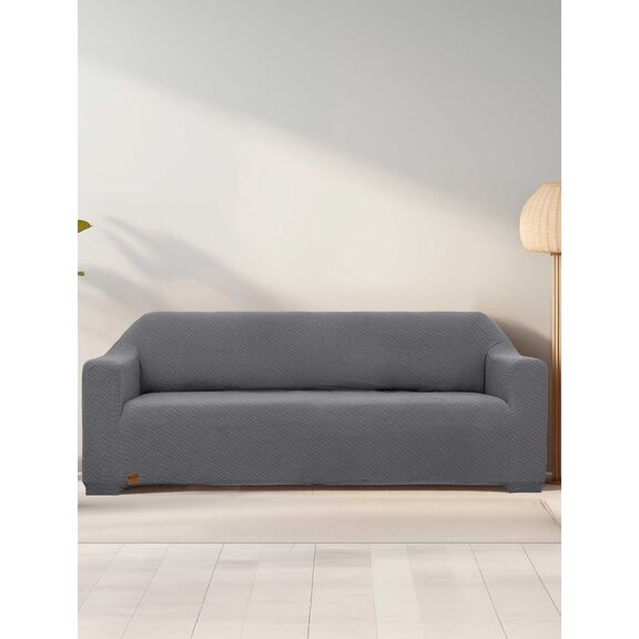 Ελαστικά Καλύμματα Καναπέ Dynamic Dark Grey Ελαστικόκάλυμματριθέσιουκαναπέ
