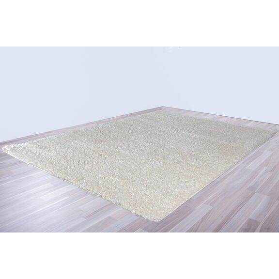 Χαλί Shaggy Λευκό Βανίλιας Monti 7053/61 - 2,10x3,10 Colore Colori