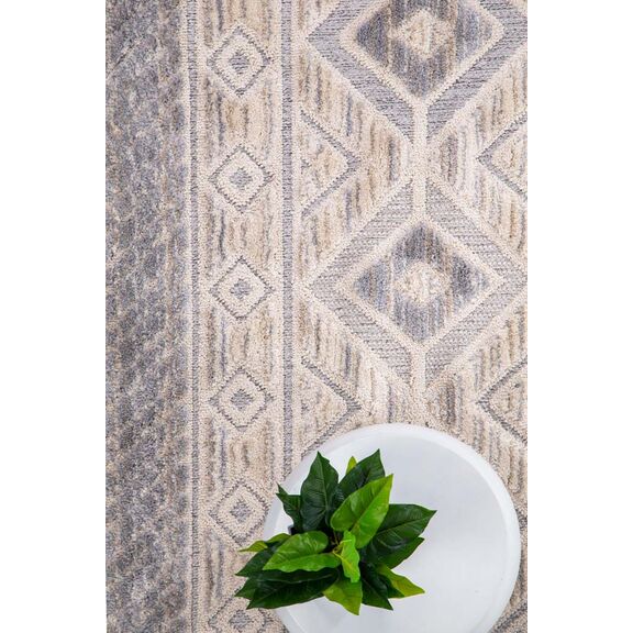 Χαλί la Casa 712b White L.gray Royal Carpet