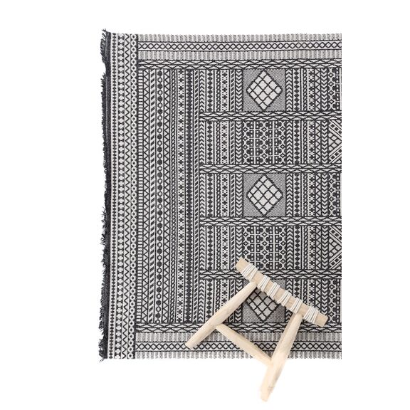 Χαλί Casa Cotton Black 22094 Royal Carpet