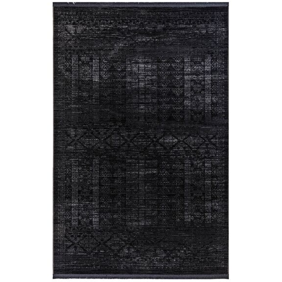 Χαλί Ezzo Nomade Fringes 8535ahy Fume 066x140