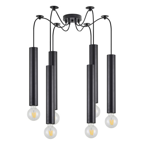 Se21-bl-5-bl6 Adept Tube Black Black Pendant+