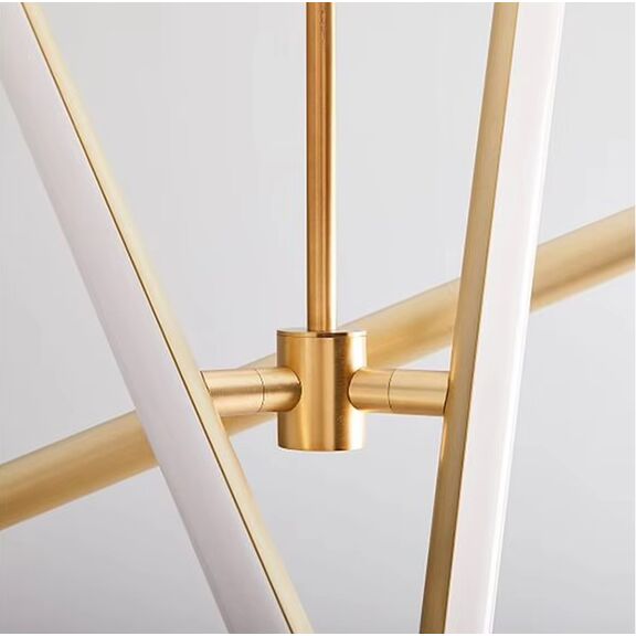 Se led 50 Vamos Pendant Gold 22w 3cct 50x50x110cm Ip20 220v 2 Years Warranty