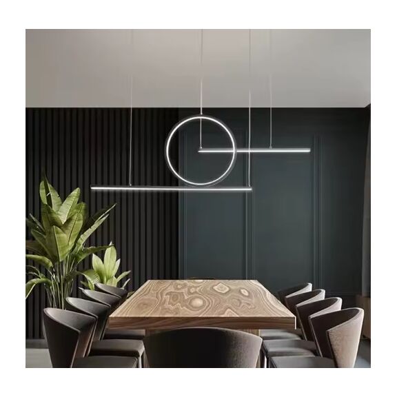 Se led 100 Luficet Pendant Black 24w 3cct 100x6x100cm Ip20 220v 2 Years Warranty