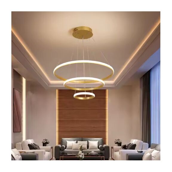 Se led 80 Stelina Pendant Gold 80-60-40cm 85w 3cct Ip20 220v 2 Years Warranty