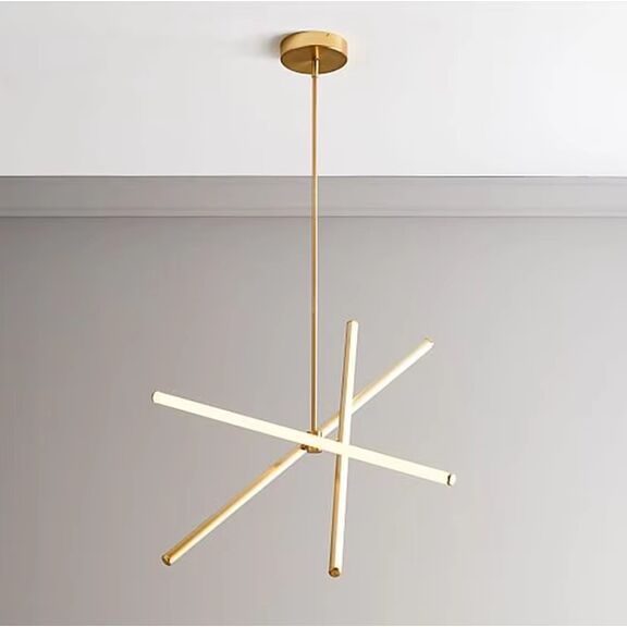 Se led 50 Vamos Pendant Gold 22w 3cct 50x50x110cm Ip20 220v 2 Years Warranty
