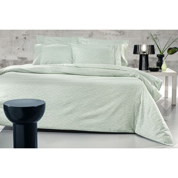 Σετ 4τμχ Σεντόνια Brenta Mint Flannel 270x265 guy Laroche  100% Cotton Flannel