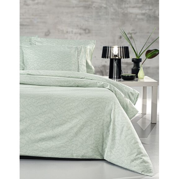Σετ 4τμχ Σεντόνια Brenta Mint Flannel 270x265 guy Laroche  100% Cotton Flannel