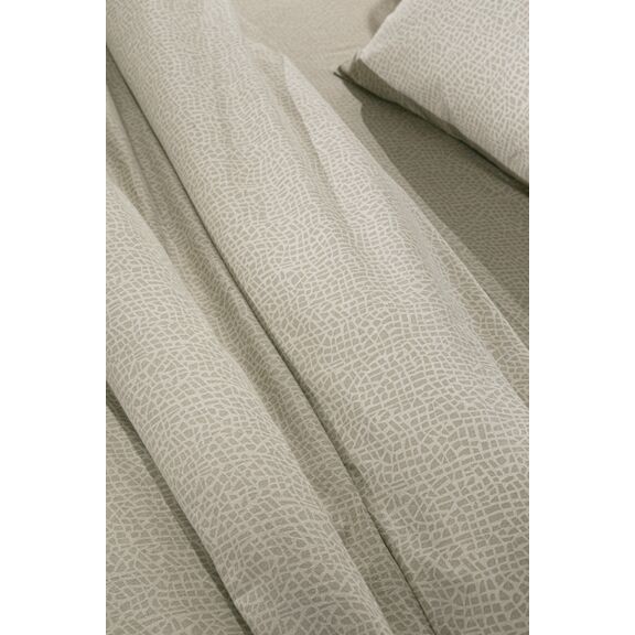 Σετ 4τμχ Σεντόνια Mira Cement Flannel 270x265 guy Laroche  100% Cotton Flannel