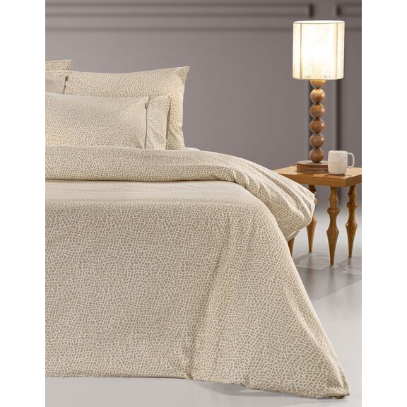 Σετ 4τμχ Σεντόνια Mira Mocca Flannel 270x265 guy Laroche  100% Cotton Flannel