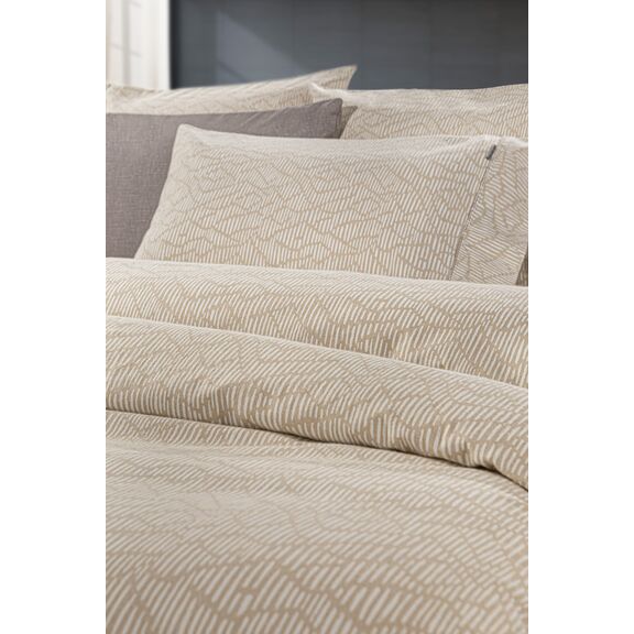 Σετ 3τμχ Παπλωματοθήκη Brenta Camel Flannel 225x245 guy Laroche  100% Cotton Flannel