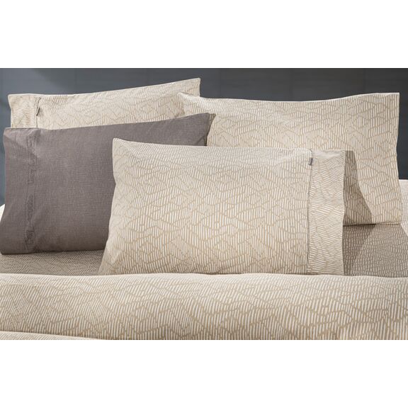 Σετ 3τμχ Παπλωματοθήκη Brenta Camel Flannel 225x245 guy Laroche  100% Cotton Flannel