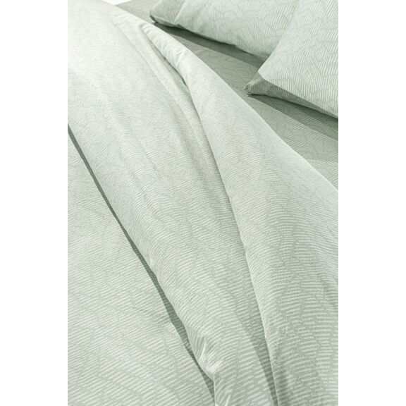 Σετ 3τμχ Παπλωματοθήκη Brenta Mint Flannel 225x245 guy Laroche  100% Cotton Flannel