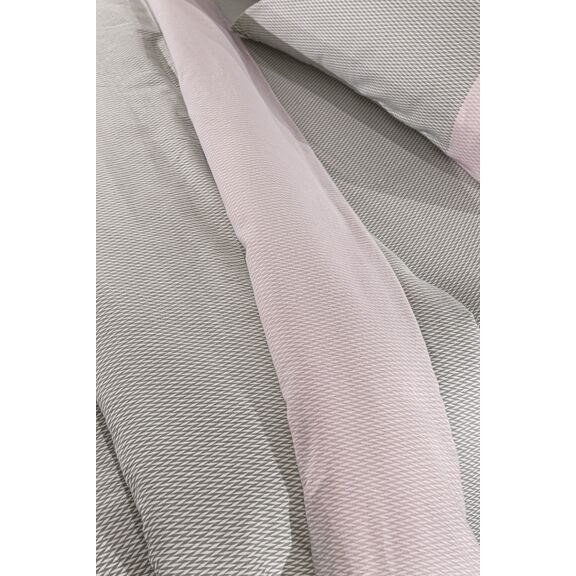 Σετ 3τμχ Παπλωματοθήκη Verona Charcoal Flannel 225x245 guy Laroche  100% Cotton Flannel