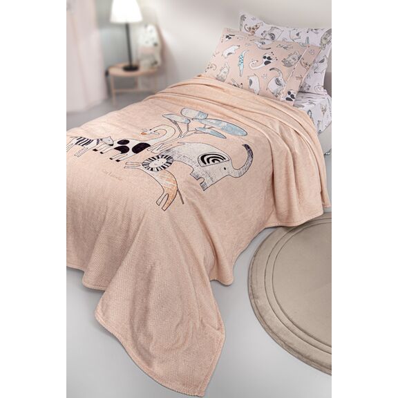 Παιδική Κουβέρτα Ultrasoft Zootopia Cameo 160x220 guy Laroche  100% Polyester
