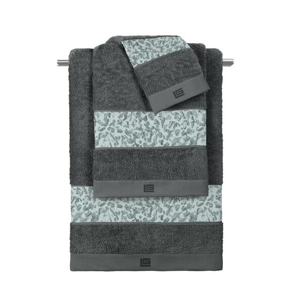 Σετ 3τμχ Πετσέτες Cult Cement-Anthracite guy Laroche  100% Cotton 500 Gr/m 2