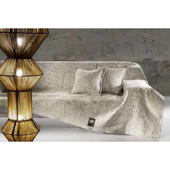 Ριχτάρι Καναπέ Matis Sand (Τριθέσιος) 180x300 guy Laroche  37% Cotton-21%polyester-42% Acrylic
