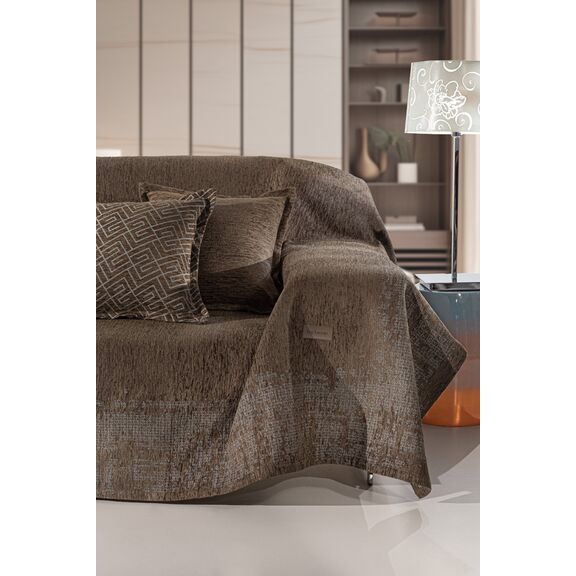 Ριχτάρι Καναπέ Perth Wenge (Τριθέσιος) 180x300 guy Laroche  37% Cotton-21%polyester-42% Acrylic