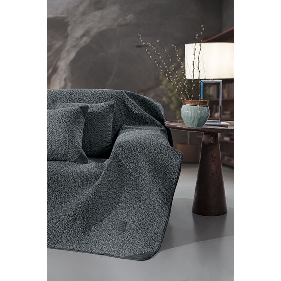 Ριχτάρι Lama Anthracite 170x150 guy Laroche  100% Jaquard Pol.