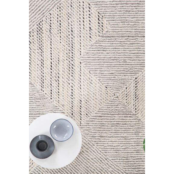 Μοντέρνο Χαλί Solid 618 White Royal Carpet
