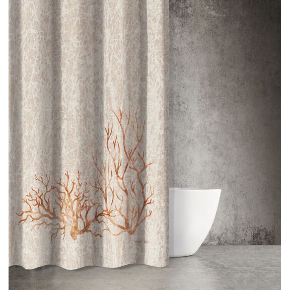 Κουρτίνα Μπάνιου Seawater des 601 με Κρίκους 180x200 Saint Clair  100% Polyester
