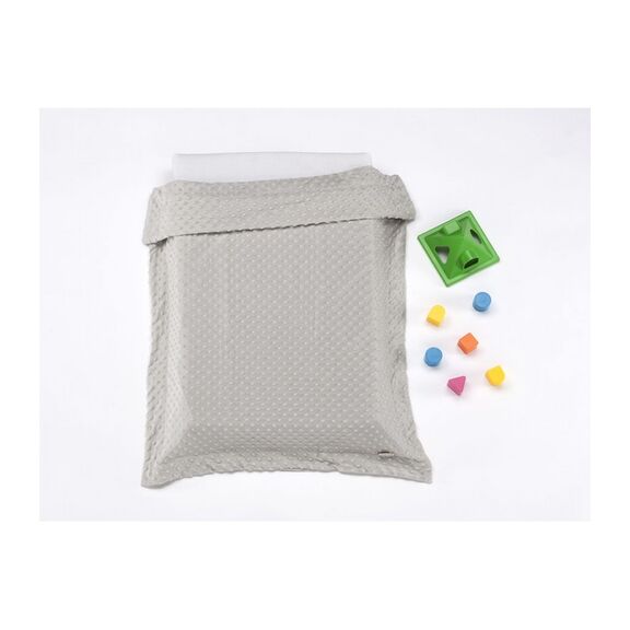 Κουβέρτα  Mora  Copitos 80χ110  Γκρι   100% Polyester
