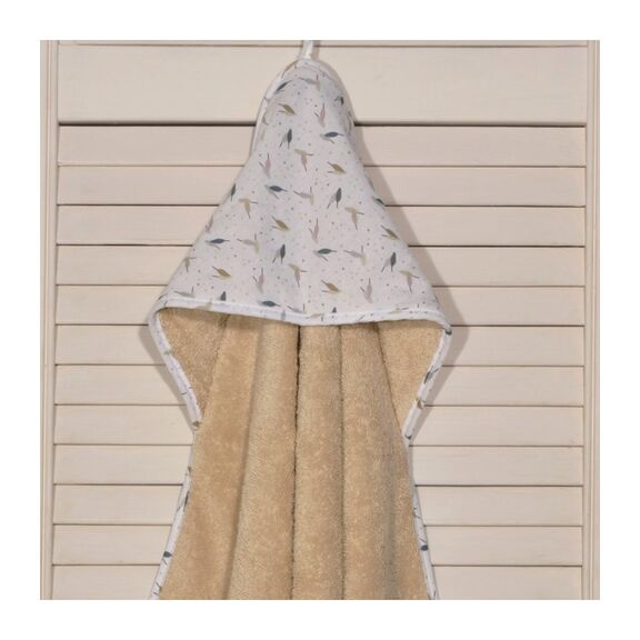 Oliver Baby Μπουρνούζι Μπεζ Σχέδιο 404-1 75χ75 100% Βαμβάκι 450grs/sqm Oliver Baby