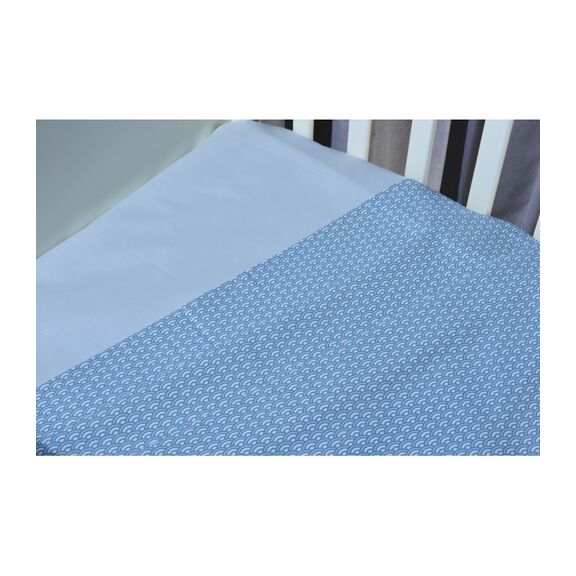 Oliver Baby Des.146 Σεντόνια Λίκνου σετ 2τ -75x110-100% Βαμβάκι Πετρόλ