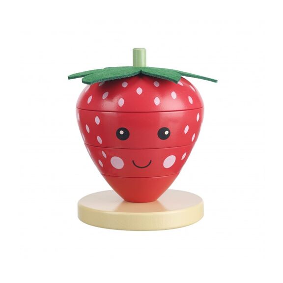 Πυργος Στοίβαξης Φράουλα Orange Tree Toys
