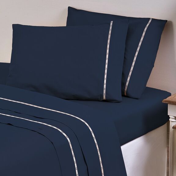 Σεντονι Μεμονωμενο Υπερδιπλο  240 χ 280cm - Colori Navy